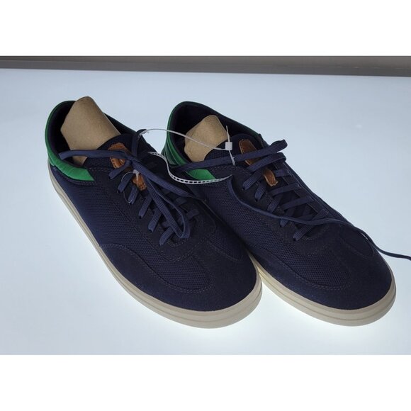 OluKai Other - OluKai Punini Men US 10.5 Navy Bamboo Low Top Casual Comfort Sneakers 10514-548Z